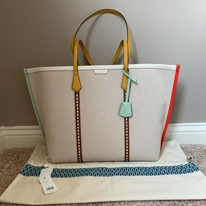 Tory Burch Perry Canvas Oversized Tote